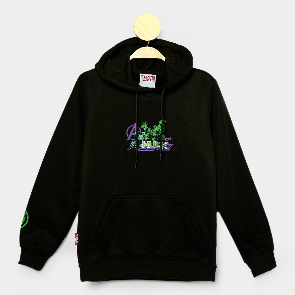 Moletom Infantil Mooncity Silk Hulk Menino