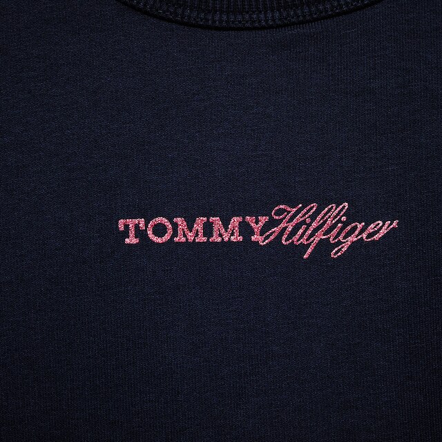 Moletom Infantil Tommy Hilfiger Glossy Crew Menina