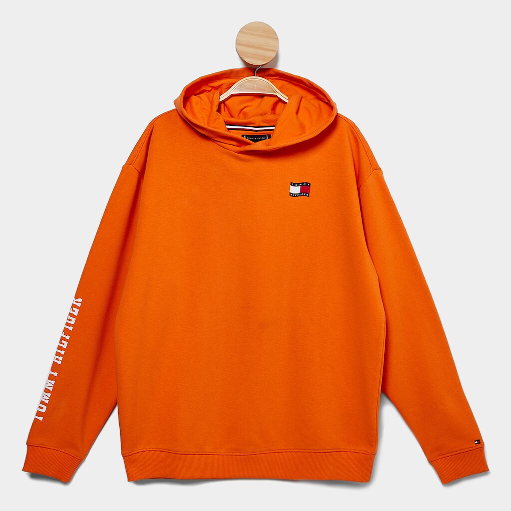 Moletom Infantil Tommy Hilfiger Wavy Flag Hoodie Menino