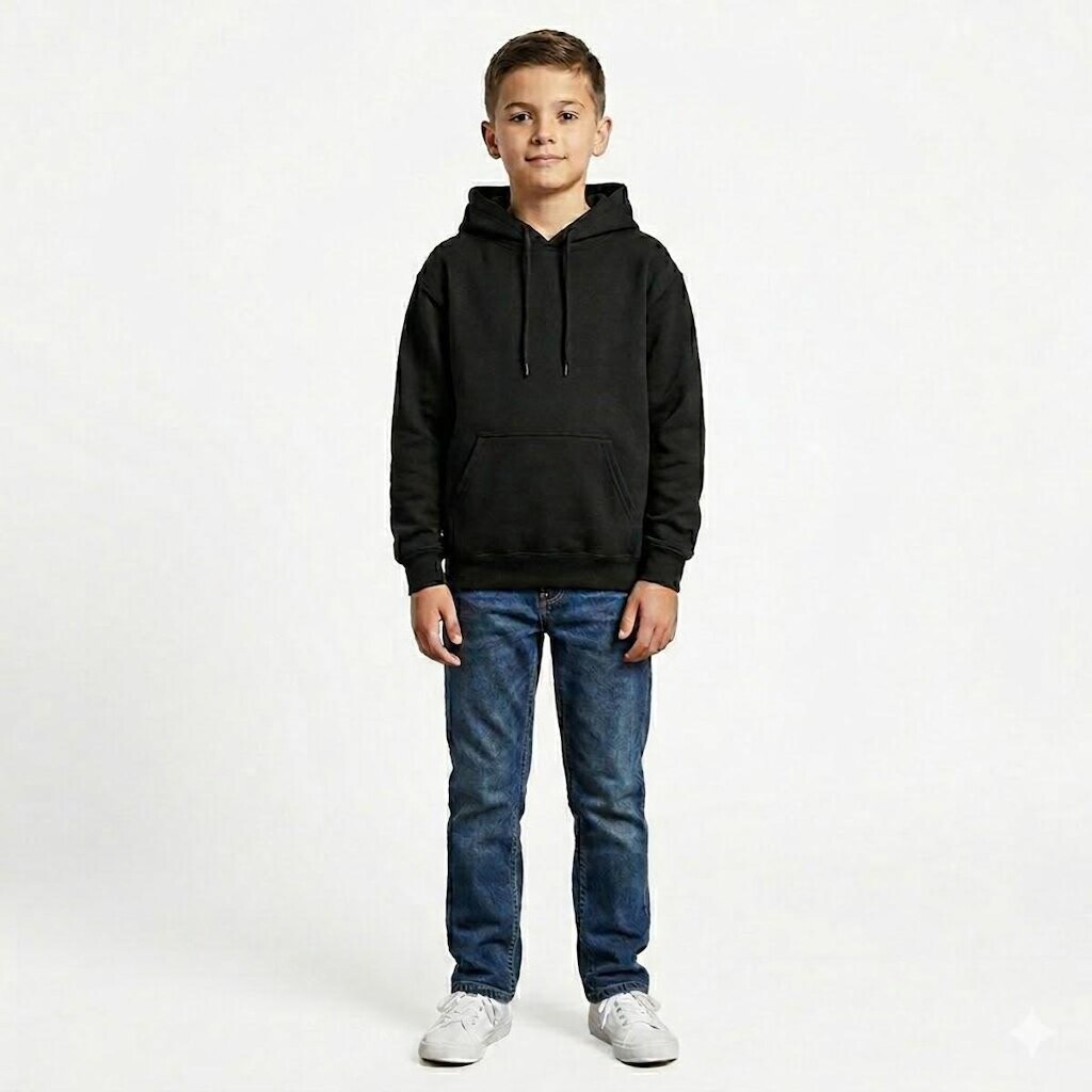 Moletom Infantil Unissex Blusa Com Capuz Flanelado