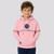 Moletom Inter Miami Canguru Infantil - Rosa