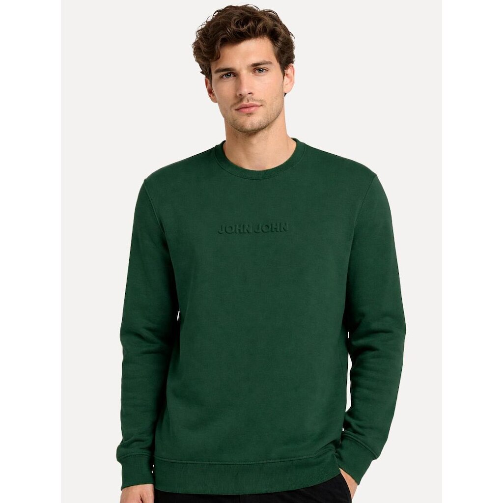 Moletom John John Masculino Embossed Logo Verde Escuro 23.11.2550 30