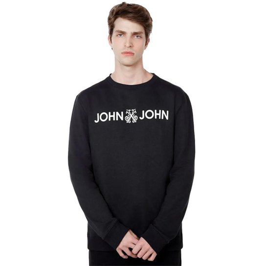 Moletom John John New Basic Reto Masculino