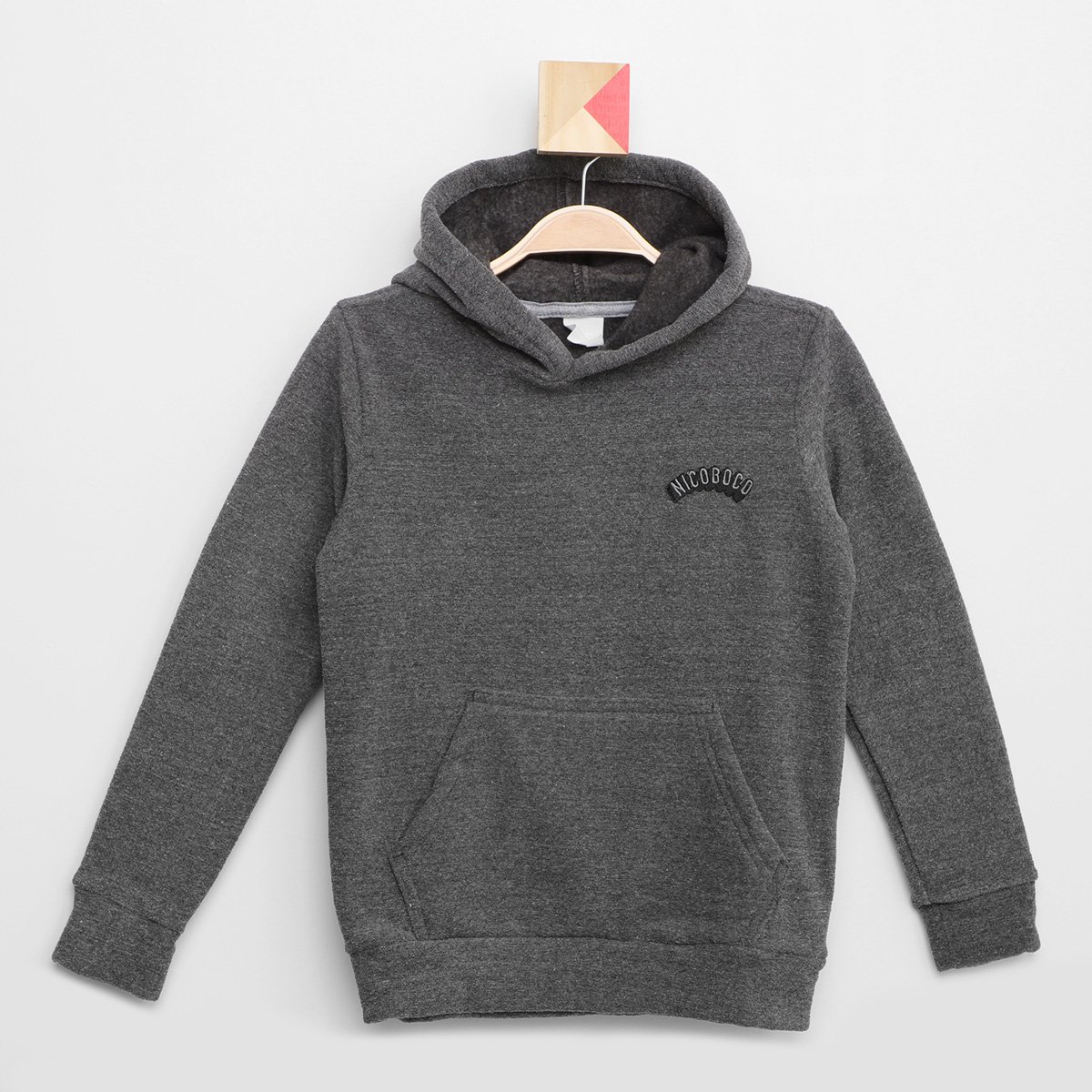Menor preço em Moletom Juvenil Nicoboco C/ Capuz Feminino - Preto