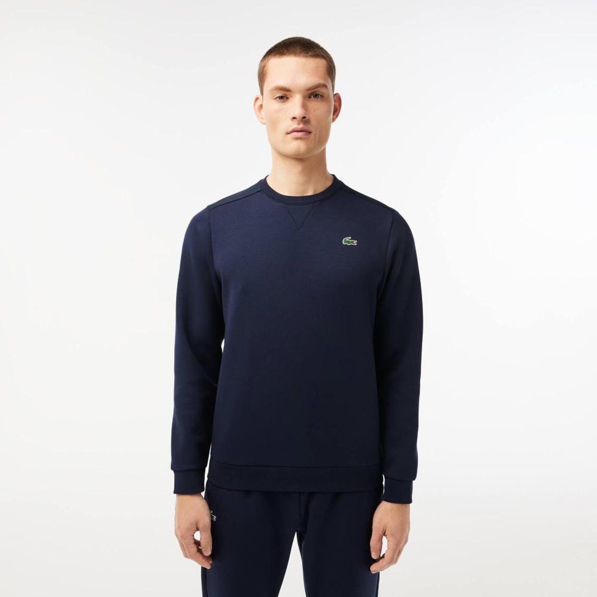 Moletom Lacoste Sport com Painéis em Tela Masculino