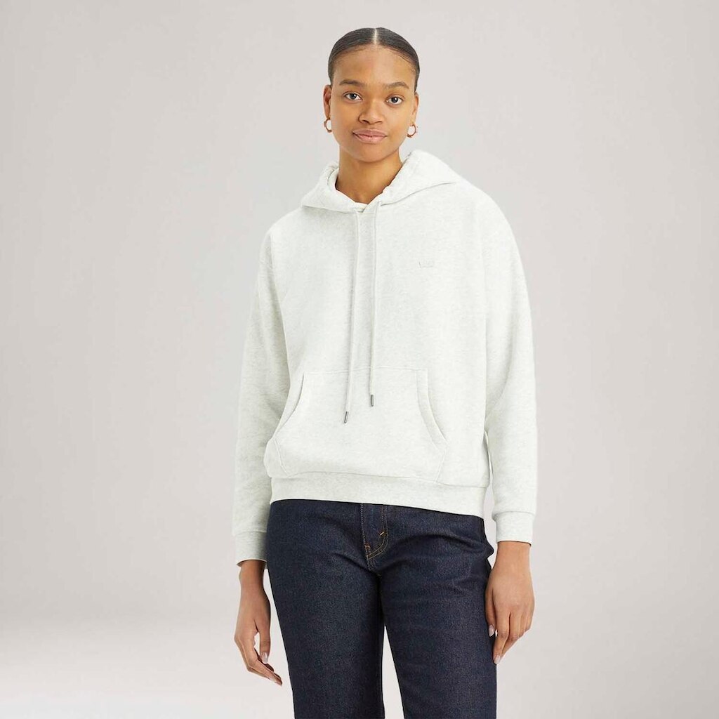 Moletom Levi's Everyday Hoodie com Capuz Off White Feminino