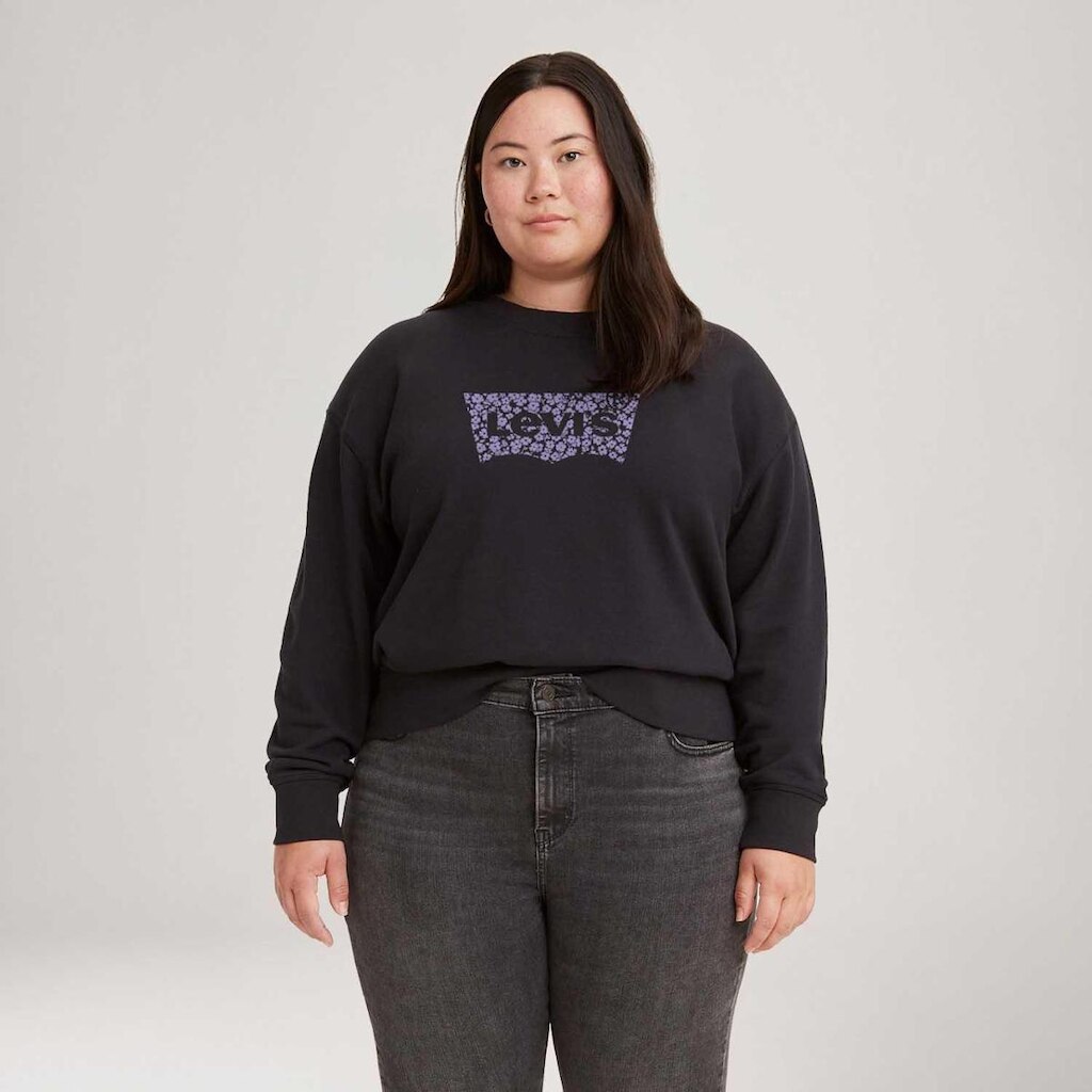 Moletom Levi's Graphic Standard Plus Size Preto Feminino