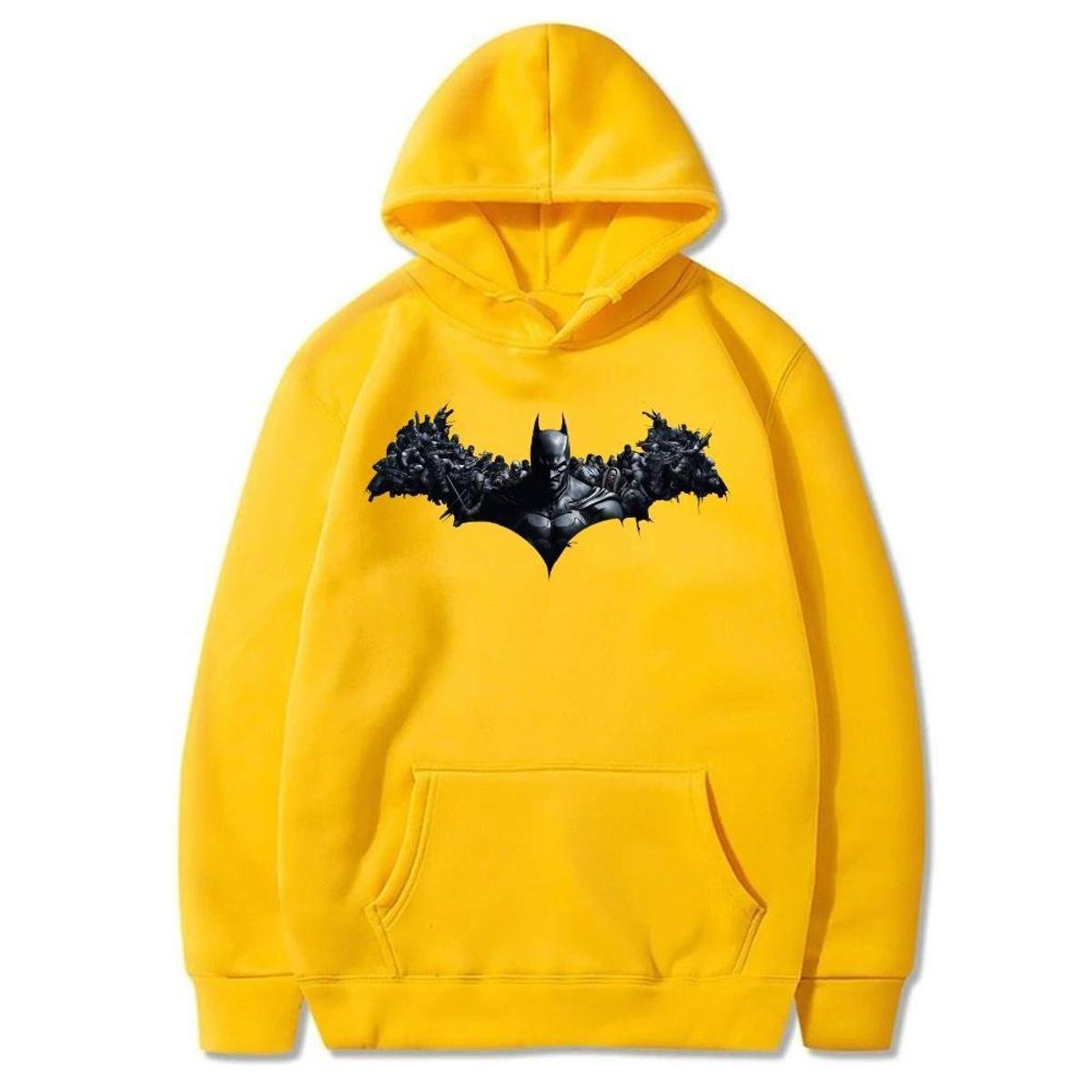 Moletom Masculino Batman Canguru Blusa de Frio Com capuz B060