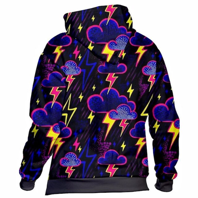 Moletom Masculino Blusa Capuz Bolso Flanelado Estampado