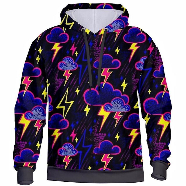 Moletom Masculino Blusa Capuz Bolso Flanelado Estampado