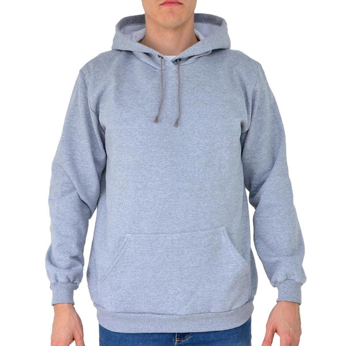 blue color moletom com capuz