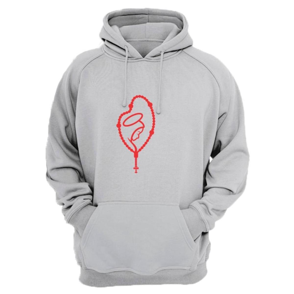 drippy red moletom com capuzs