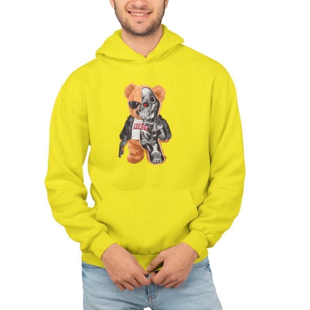 Moletom Masculino Feminino Estampado Urso Robó