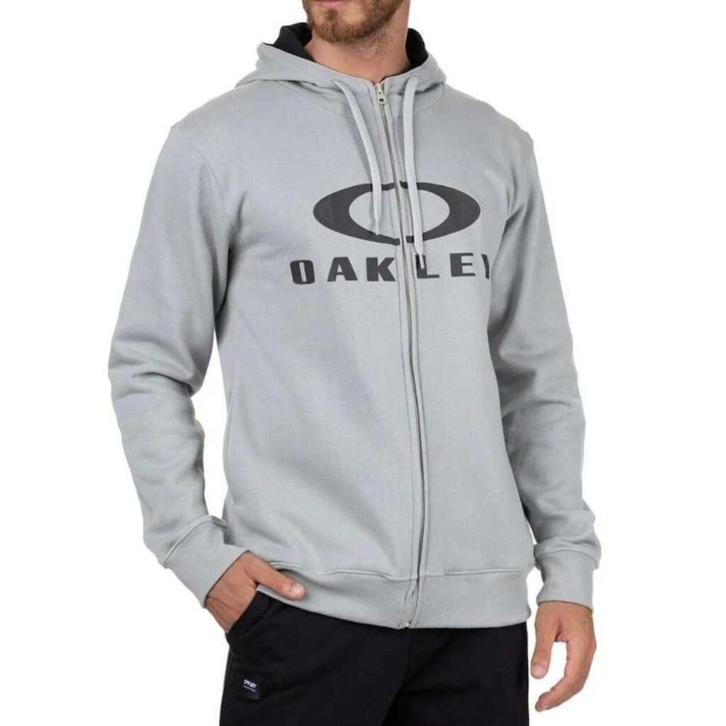 Moletom Masculino Oakley Mod Bark F/Z Hoodie 02e-blackout G