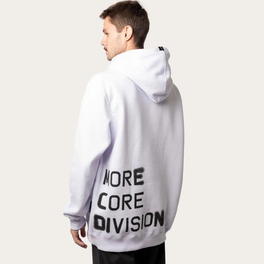 Moletom MCD Canguru Fechado Fade Branco