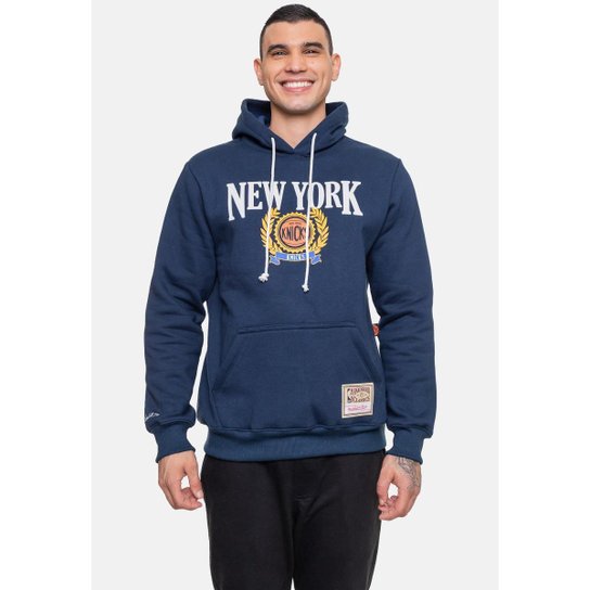 Moletom Mitchell & Ness Masculino Collegiate New York Knicks Masculino