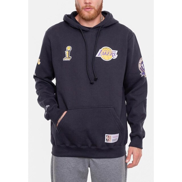 Moletom Mitchell & Ness NBA Canguru City Patches Masculino