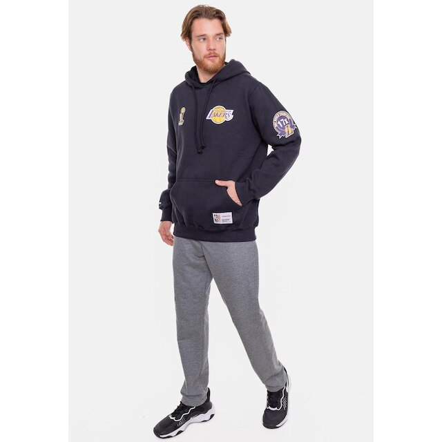Moletom Mitchell & Ness NBA Canguru City Patches Masculino