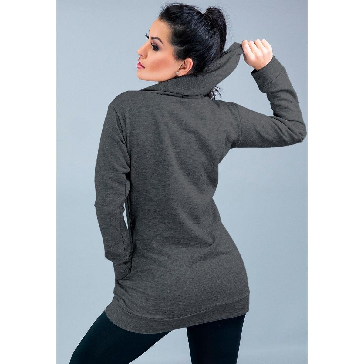 cross front moletom com capuz