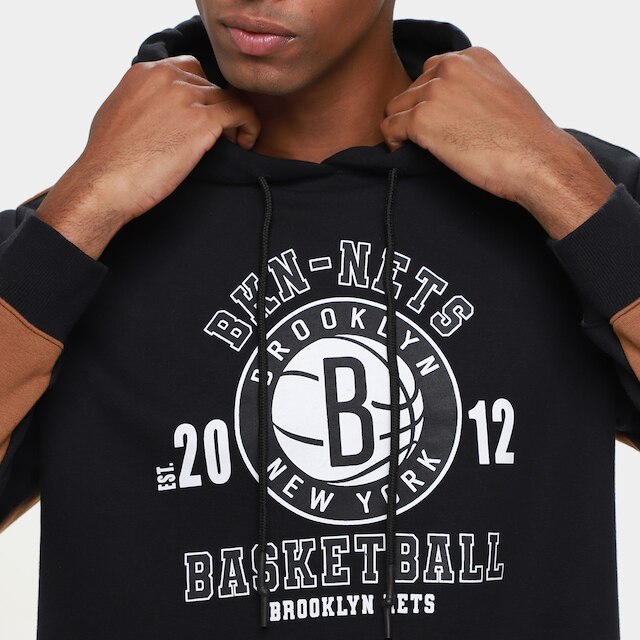 Moletom NBA Brooklyn Nets Mitchell & Ness Masculino