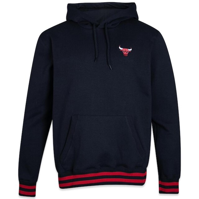 MOLETOM NEW ERA CANGURU FECHADO CHICAGO BULLS HIPHOP