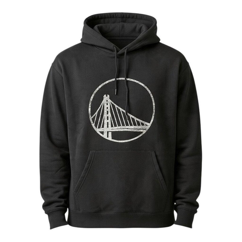 Moletom New Era Hoodpo 2089 Golden State Warriors Preto