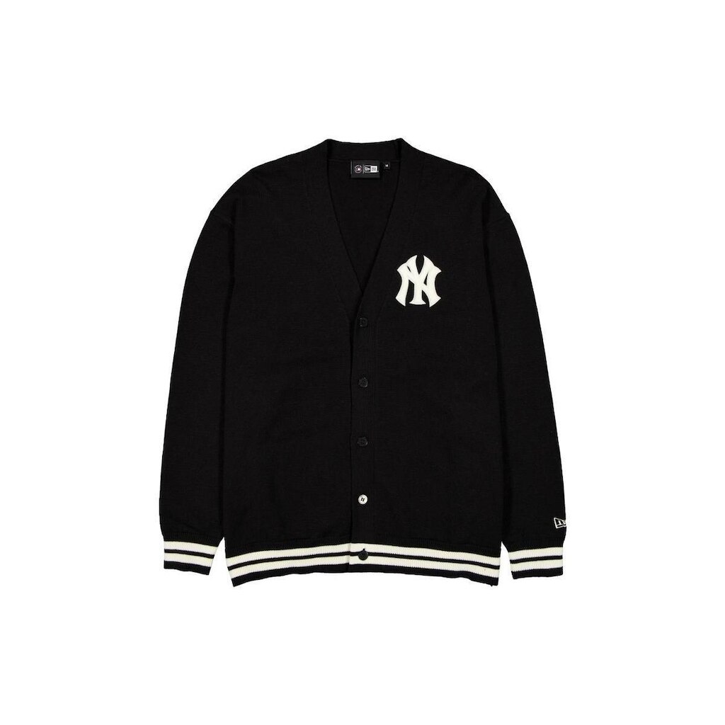 MOLETOM NEW ERA MLB KNIT CARDIGAN NEYYAN BLK