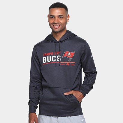 Moletom Nike NFL Tampa Bay Buccaneers Therma C/ Capuz Masculino - Masculino