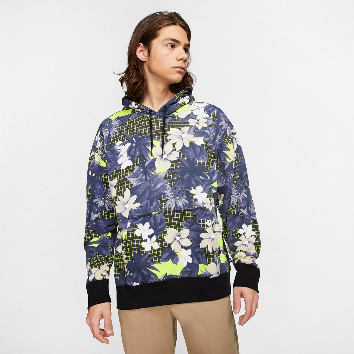 Moletom Nike SB Paradise Hoodie Aop Masculino - Preto Menor preço em Moletom Nike SB Paradise Hoodie Aop Masculino - Preto