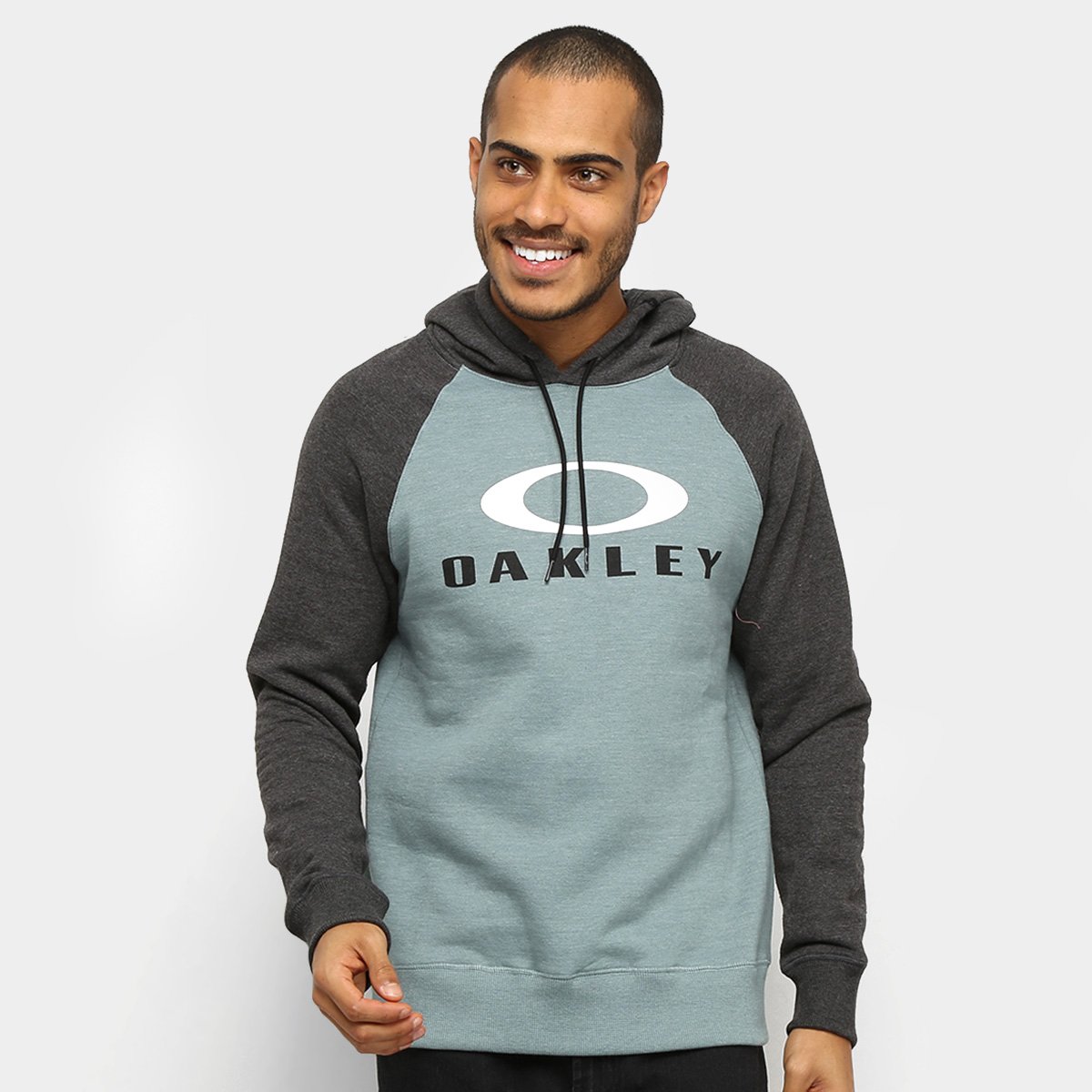 Moletom Oakley Mod Ellipse Raglan Pullover Masculino - Azul Menor preço em Moletom Oakley Mod Ellipse Raglan Pullover Masculino - Azul