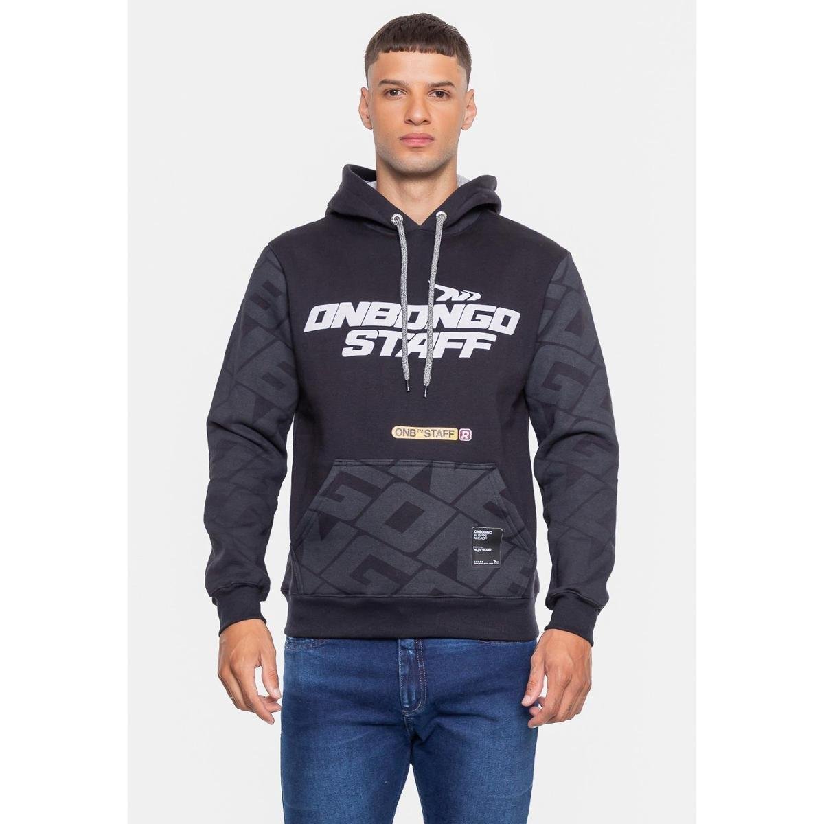Onbongo Masculino Moletom Onbongo Staff Blusa De Frio Onbongo