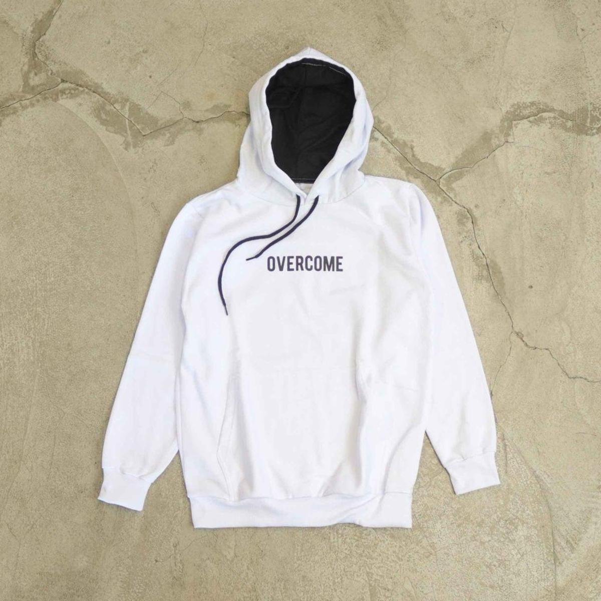 Brand Stamp Moletom Canguru Overcome Script Roses Blusa De Moletom