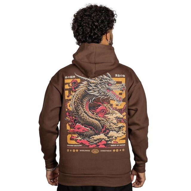 Moletom Overking Dragon Marrom