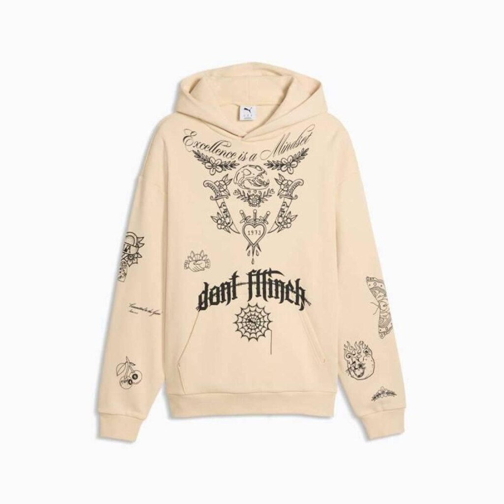 Moletom Puma c Capuz - Masculino - Creme