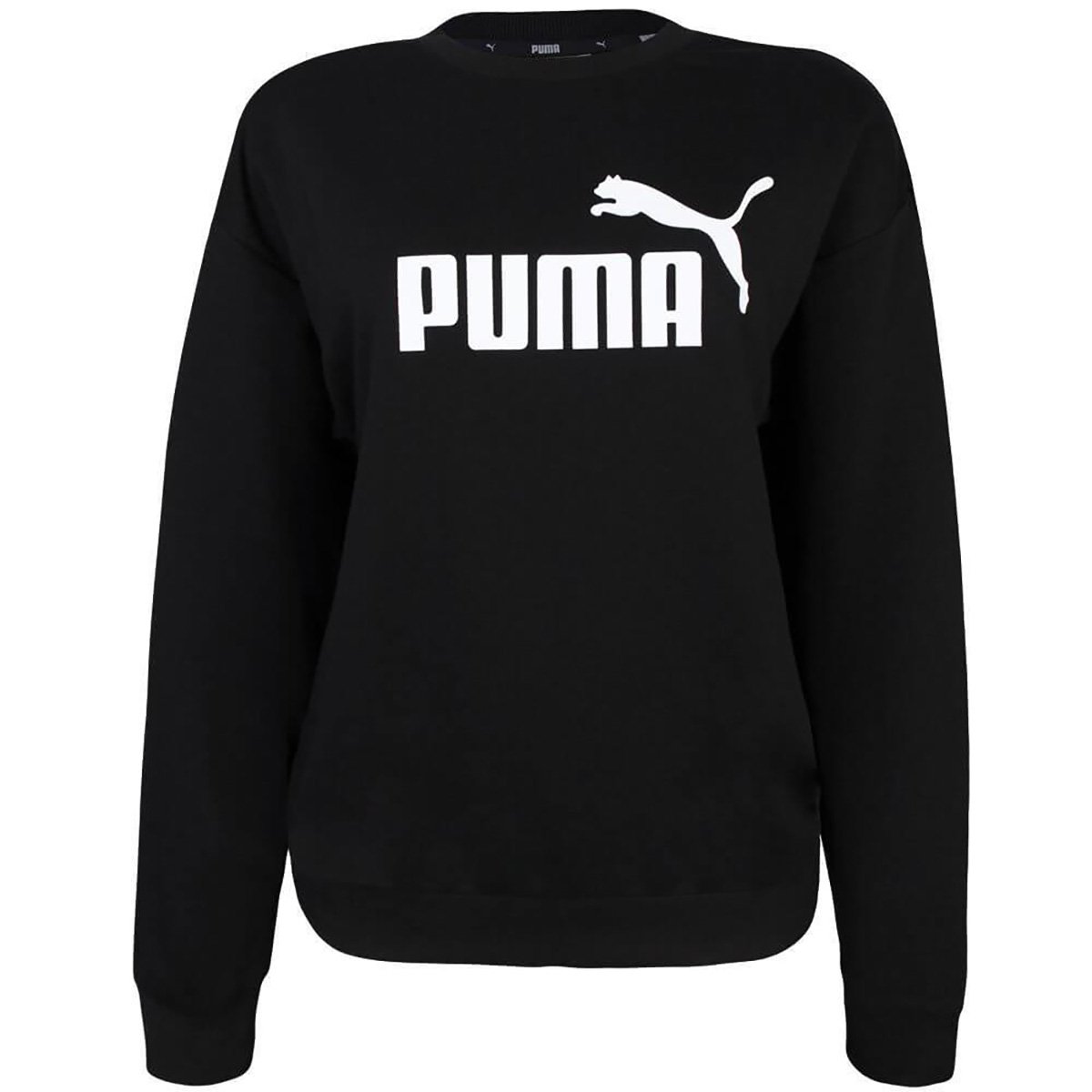Moletom Puma Essentials Logo Crew Fl Feminino - Preto é boa?