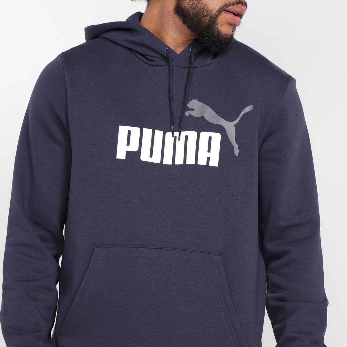 two tone pullover moletom com capuz