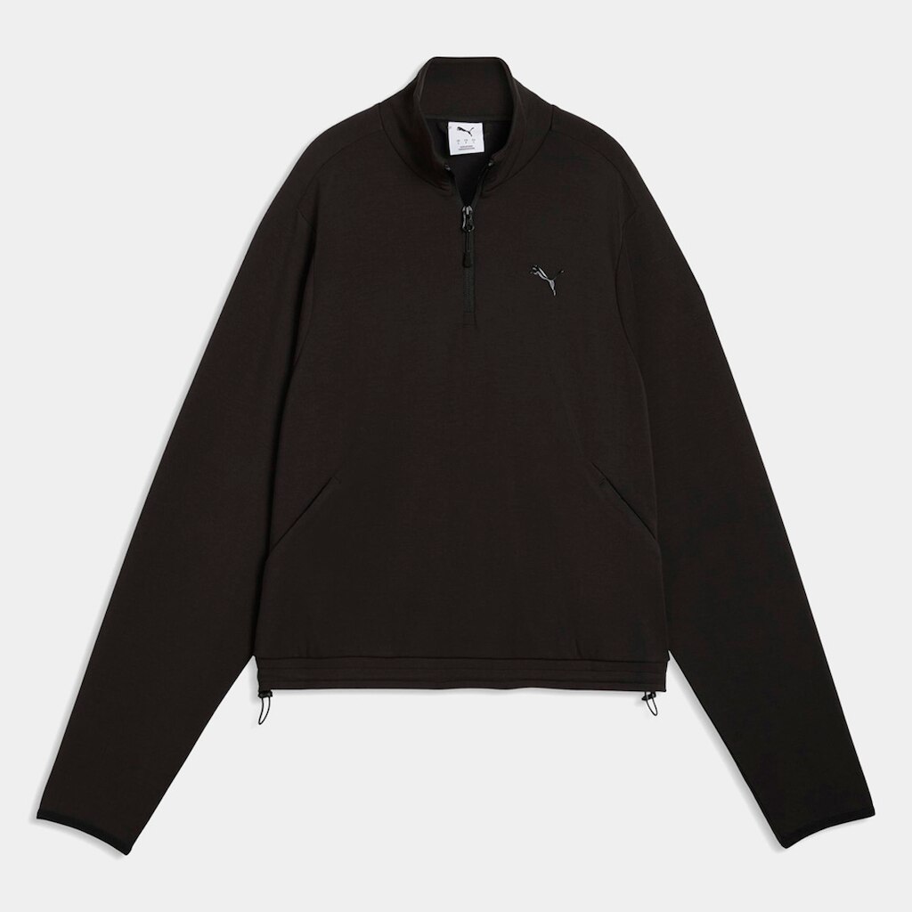 Moletom Puma Pumatech Sense Relaxed Half-Zip Dk Feminino
