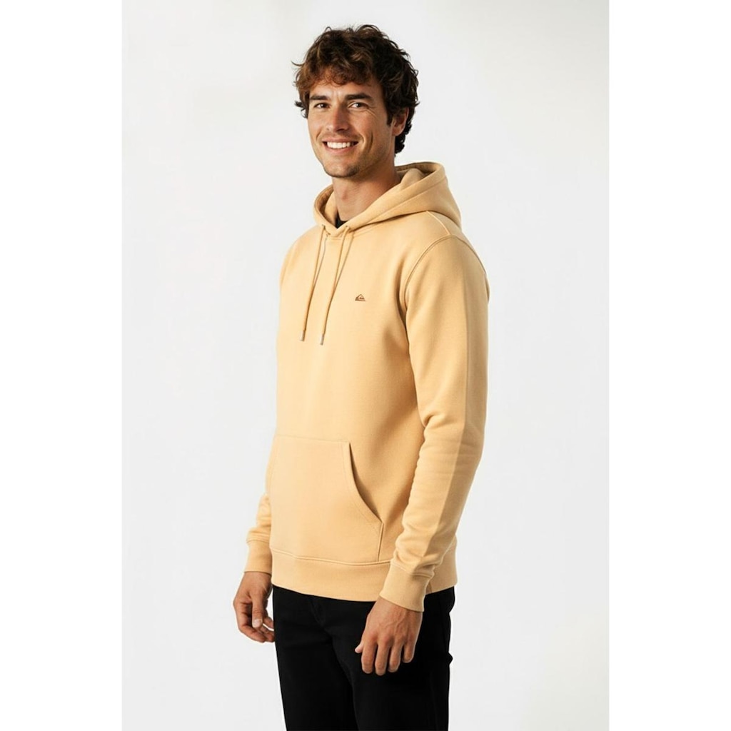 Moletom Quiksilver Fech Embroidery Caqui