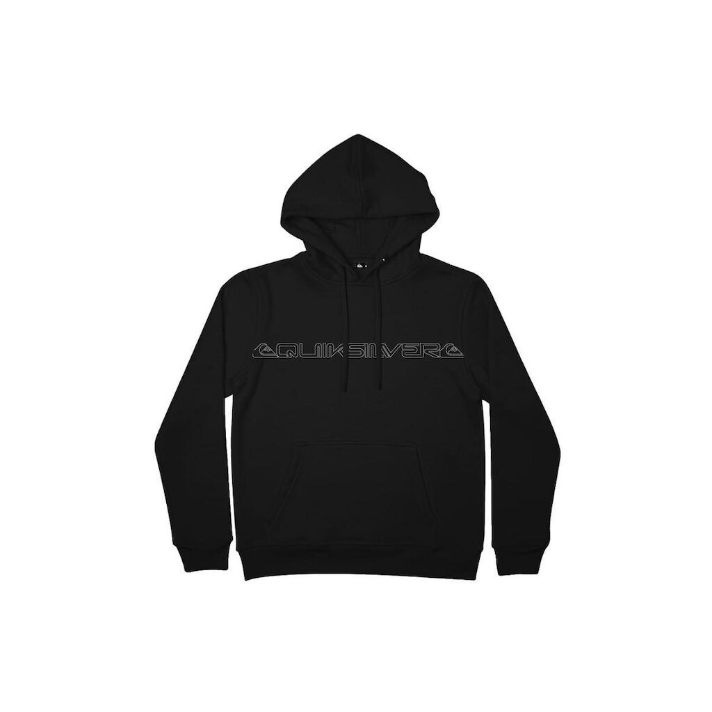 Moletom Quiksilver Word Block 310G Preto-Preto-G2