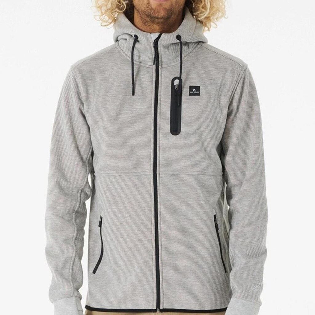 Moletom Rip Curl Aberto Anti Series Departed Zip Thru