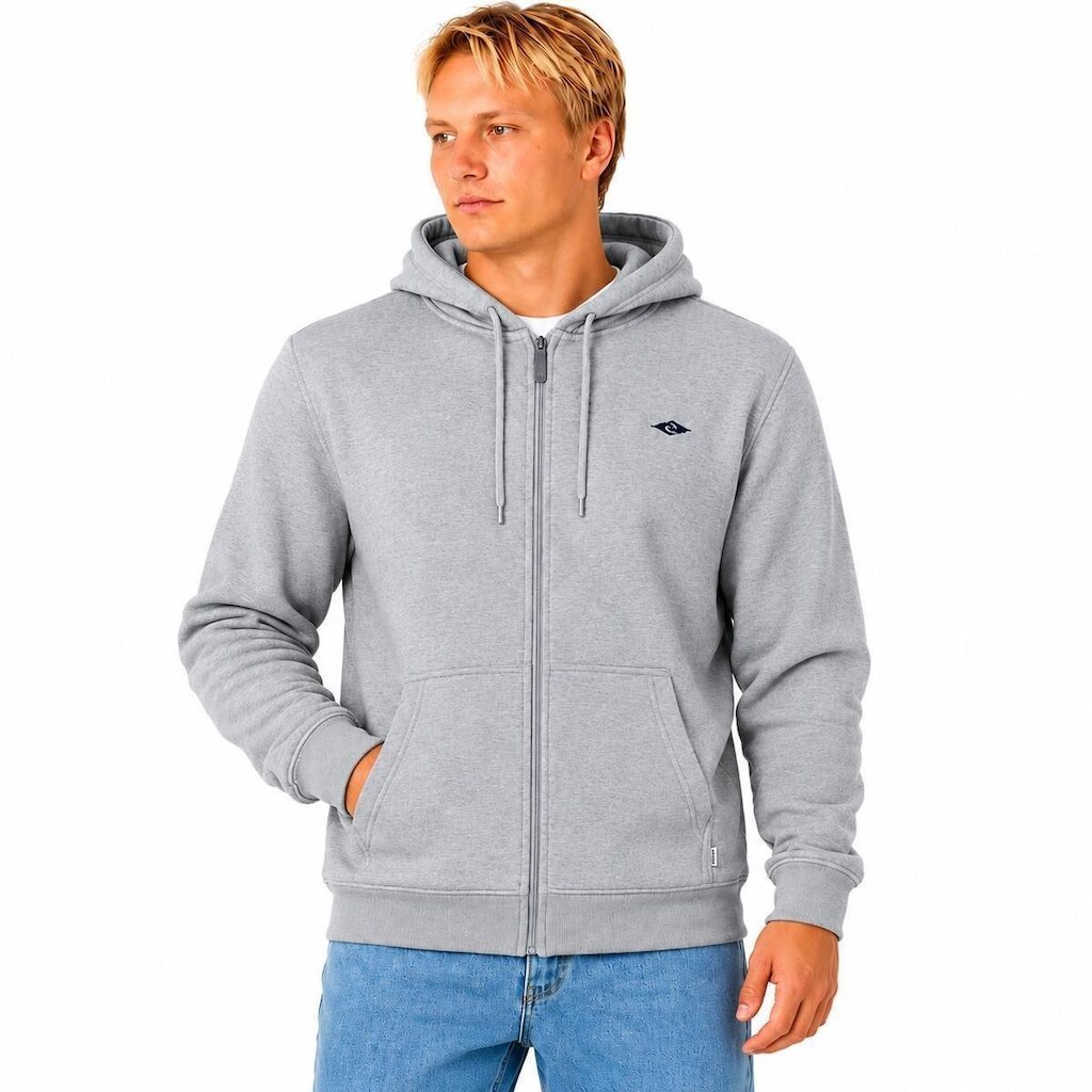 Moletom Rip Curl Classic Surf Hood Grey Marle com Zíper