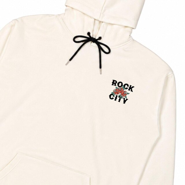 Moletom Rock City Rosas Marchioros 3 Cabos Off White
