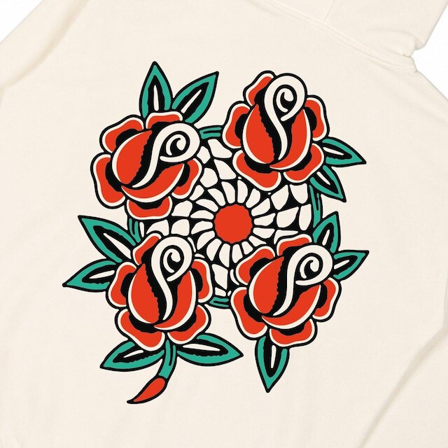 Moletom Rock City Rosas Marchioros 3 Cabos Off White