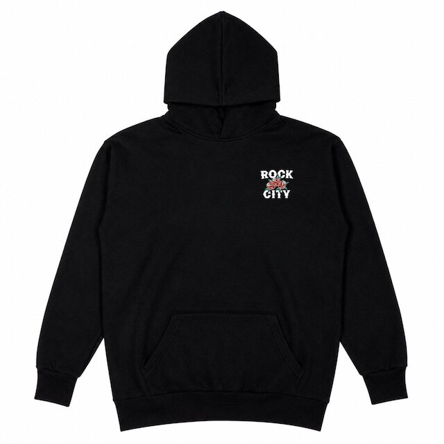 Moletom Rock City Rosas Marchioros Premium 3 Cabos Preto