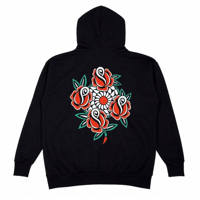 Moletom Rock City Rosas Marchioros Premium 3 Cabos Preto