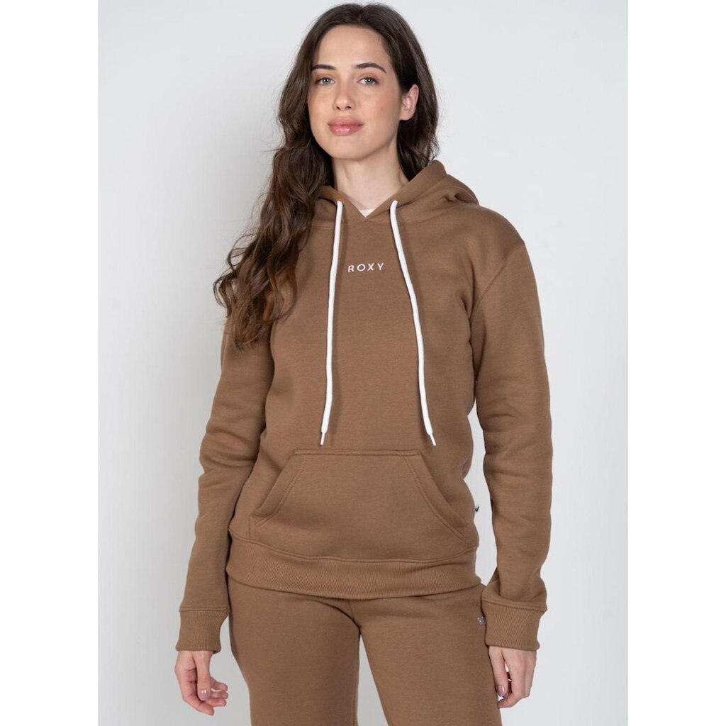 Moletom Roxy Fech Chic Basic Marrom-Marrom-GG