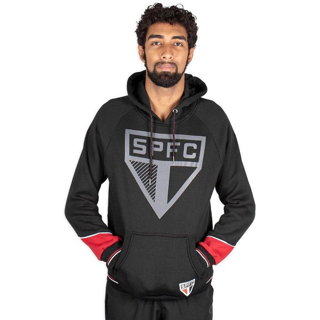 Moletom São Paulo Emboss Masculino