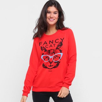 Moletom Sommer Fancy Cat Feminino