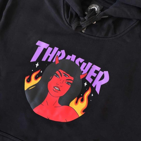 Thrasher Magazine Moletom Thrasher Rosa Original Moletom Thrasher