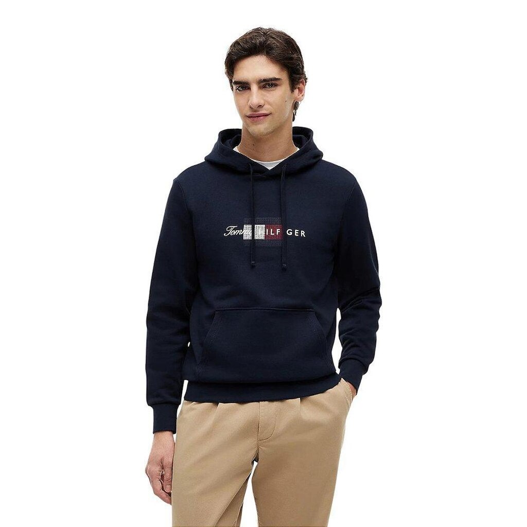 Moletom Tommy Hilfiger Brand Love Hoodie Branco